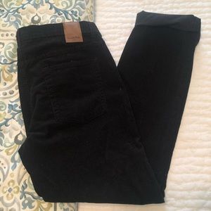 Black corduroy pants size 34 W 32 L